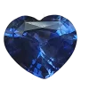 2.81 Ct. Heart Blue Sapphire Front 2- Natural Blue Sapphires