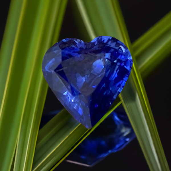 2.37 Ct. Heart Blue Sapphire 3 - Natural Blue Sapphires