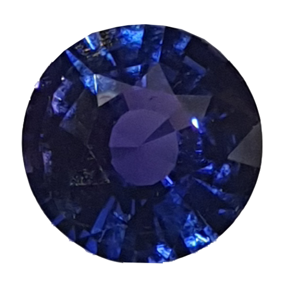 1.86 Ct. Blue Sapphire - Round Front 3 - Natural Blue Sapphires