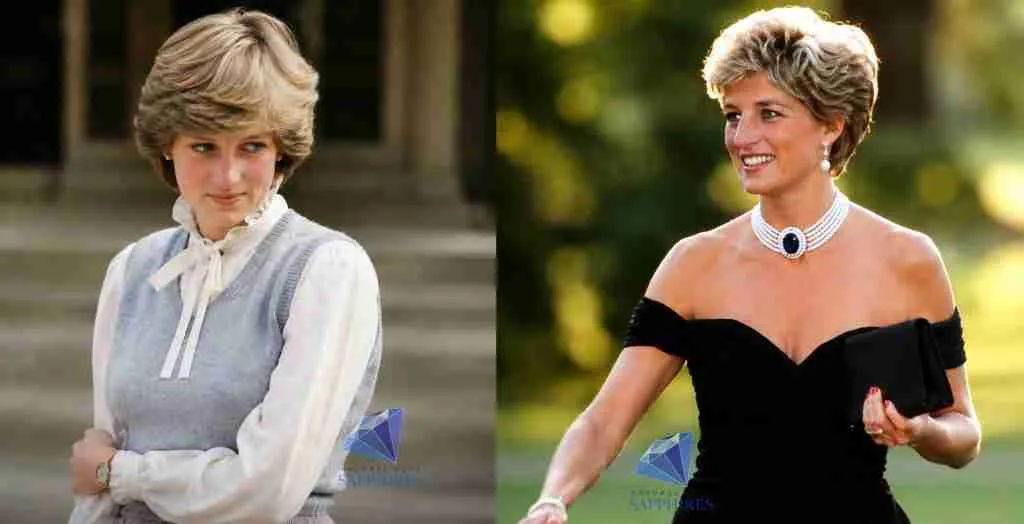 Princess Diana's Extraordinary Fashion - Natural Blue Sapphires