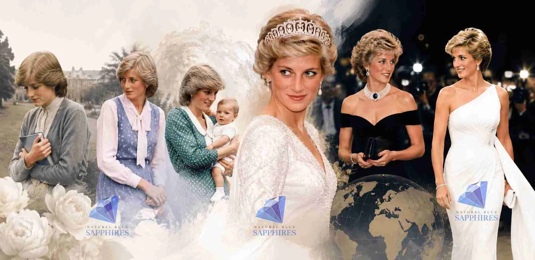Diana's Extraordinary Fashion - Natural Blue Sapphires
