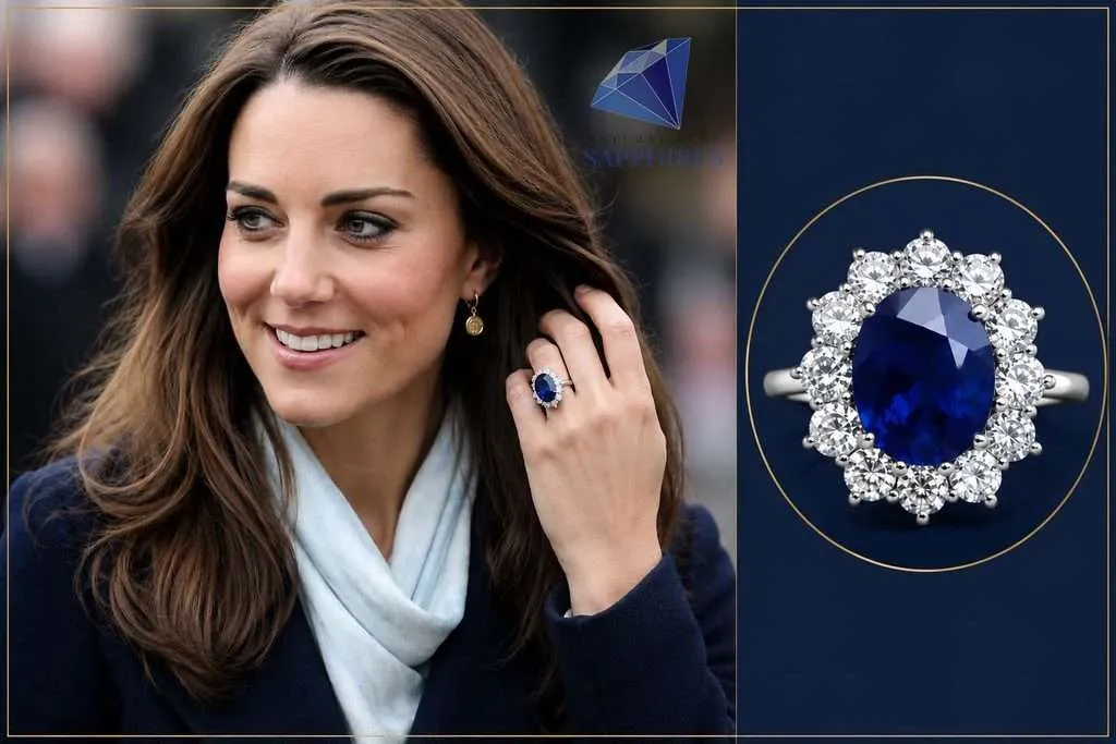 Blue Sapphire Engagement Ring